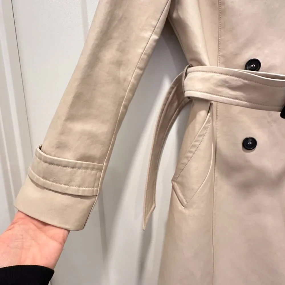NWOT Zara Trench Coat - Picture 3 of 6